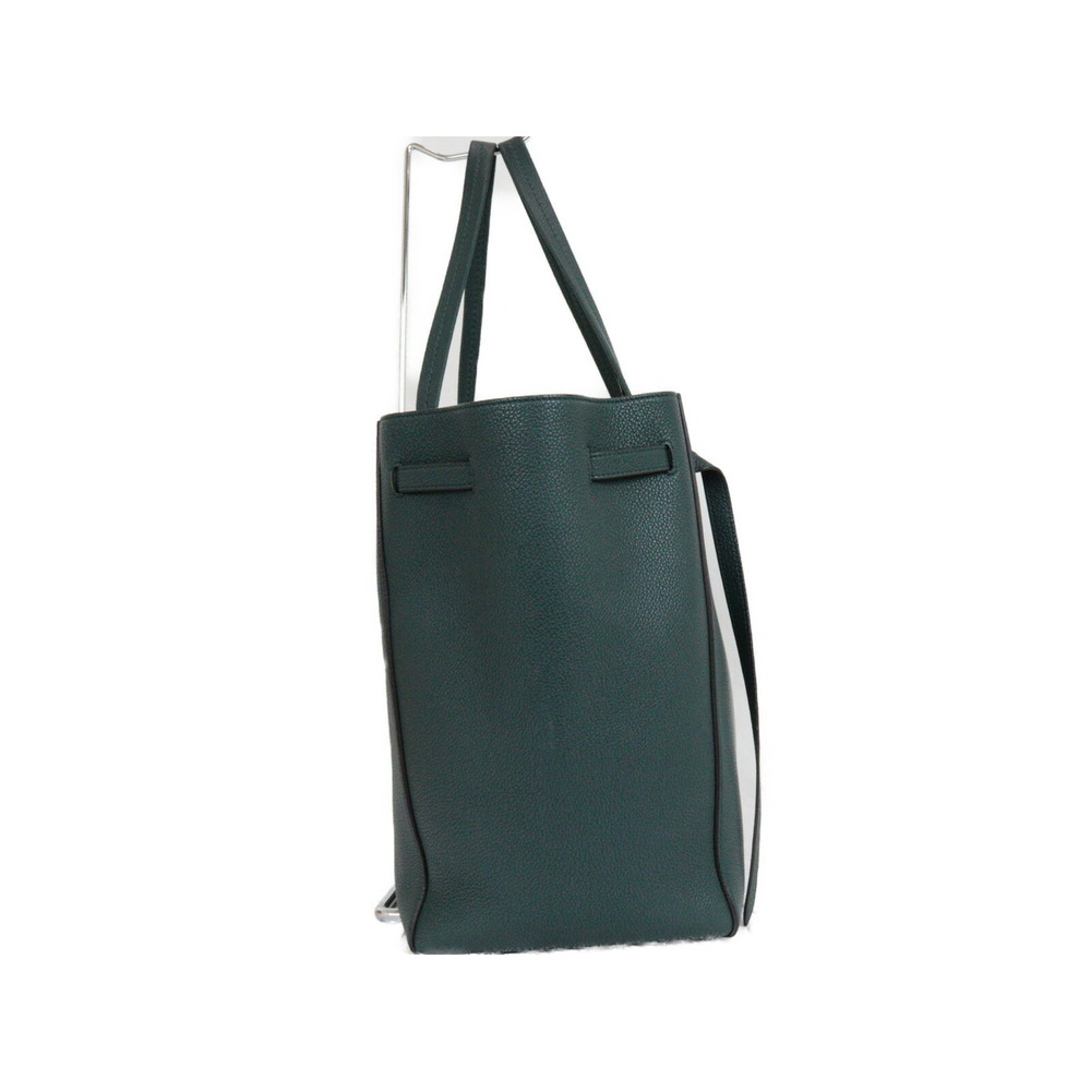 Celine Cabas Phantom Tote Bag Green Leather - Picture 4 of 7